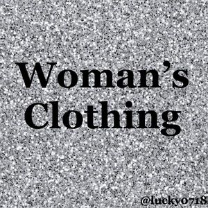 Woman’s clothing below: